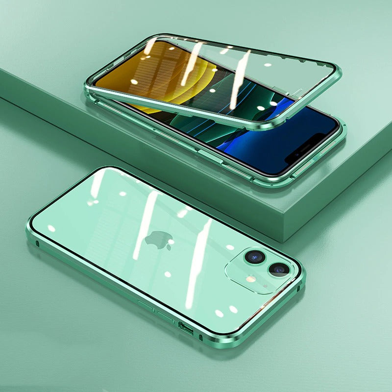 Nouvelle Coque à Adsorption Magnétique Super Résistante Pour iPhone