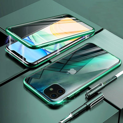 Funda de adsorción magnética de doble cara para iPhone