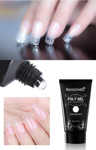 Poly gel à ongles Multi-couleur non-toxique Nail Gel 