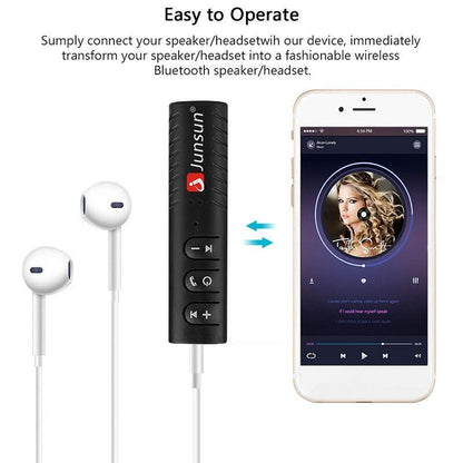 Receptor Bluetooth, adaptador de audio inalámbrico con salida de audio de 3,5 mm