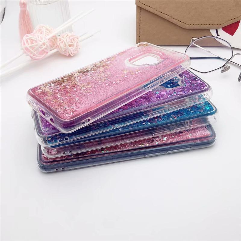 Coque du titre d'albume avec liquide paillettes pour Samsung Samsung Cases 