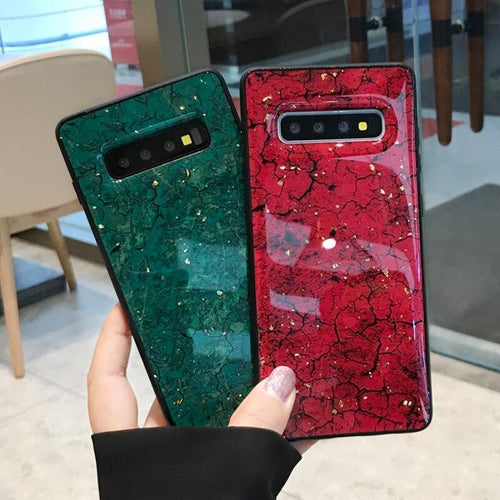 Coque luxe Haute Protection Avec Motif Marbre Pour Samsung Accueil 