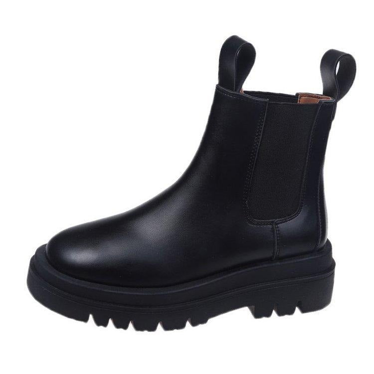 Bottes en Cuir mi-Mollet pour femmes