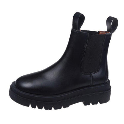 Bottes en Cuir mi-Mollet pour femmes