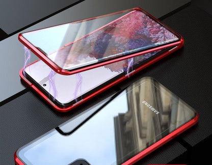 Coque Antichoc magnetic en verre trempé 9H très haute protection Pour Samsung S24 series