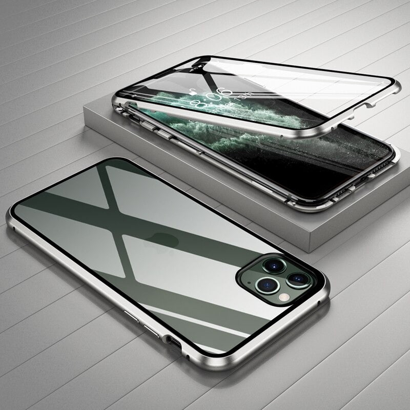 Nouvelle Coque à Adsorption Magnétique Super Résistante Pour iPhone