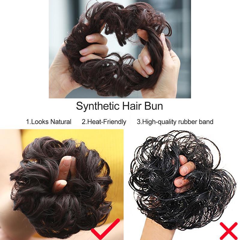 Chignon pour des Cheveux volumineux Chic et Facile À Porter Synthetic Chignon 