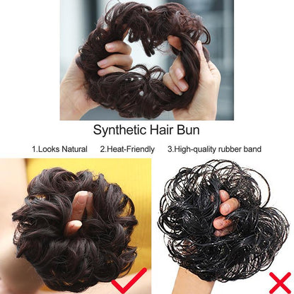 Chignon pour des Cheveux volumineux Chic et Facile À Porter Synthetic Chignon 