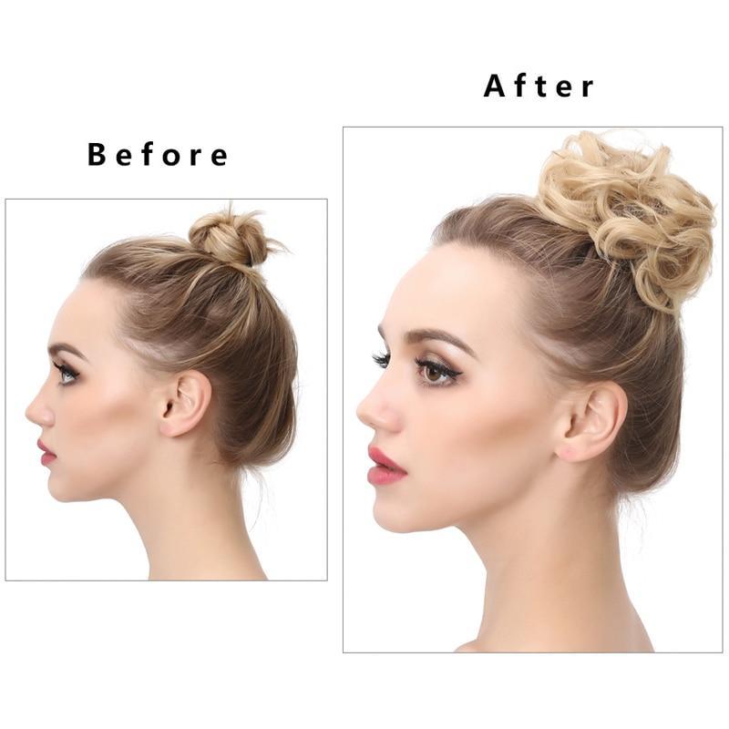 Chignon pour des Cheveux volumineux Chic et Facile À Porter Synthetic Chignon 