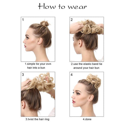Chignon pour des Cheveux volumineux Chic et Facile À Porter Synthetic Chignon 