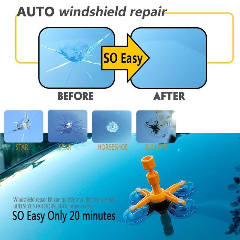 Fissure de verre de voiture les outils de réparation résine Kit  d'étanchéité de pare-brise - Chine Meunier de verre, Auto Glass Fix