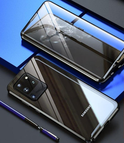 Coque Antichoc magnetic en verre trempé 9H très haute protection Pour Samsung S24 series
