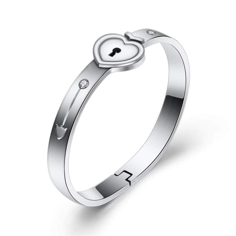 Bracelet cur & pendentif clé pour les couples - Jewelry Sets