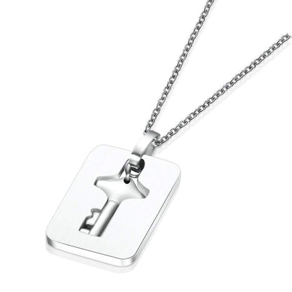 Bracelet cur & pendentif clé pour les couples - Jewelry Sets
