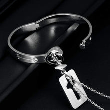 Charger l&#39;image dans la galerie, Bracelet cur &amp; pendentif clé pour les couples - Jewelry Sets
