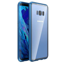 Charger l&#39;image dans la galerie, coque à adsorption magnétique Pour Samsung S10 S10+ S10 lite - Samsung S10 / Bleu arriére transparent - Samsung Cases

