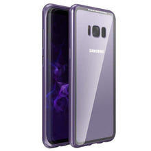 Charger l&#39;image dans la galerie, coque à adsorption magnétique Pour Samsung S10 S10+ S10 lite - Samsung S10 / Violet-arriére transparent - Samsung Cases
