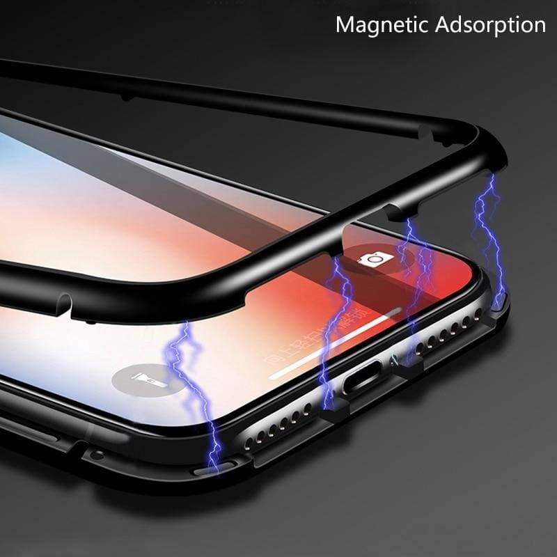 Coque à Adsorption Magnétique Super Résistante Pour iPhone XS XS Max & XR