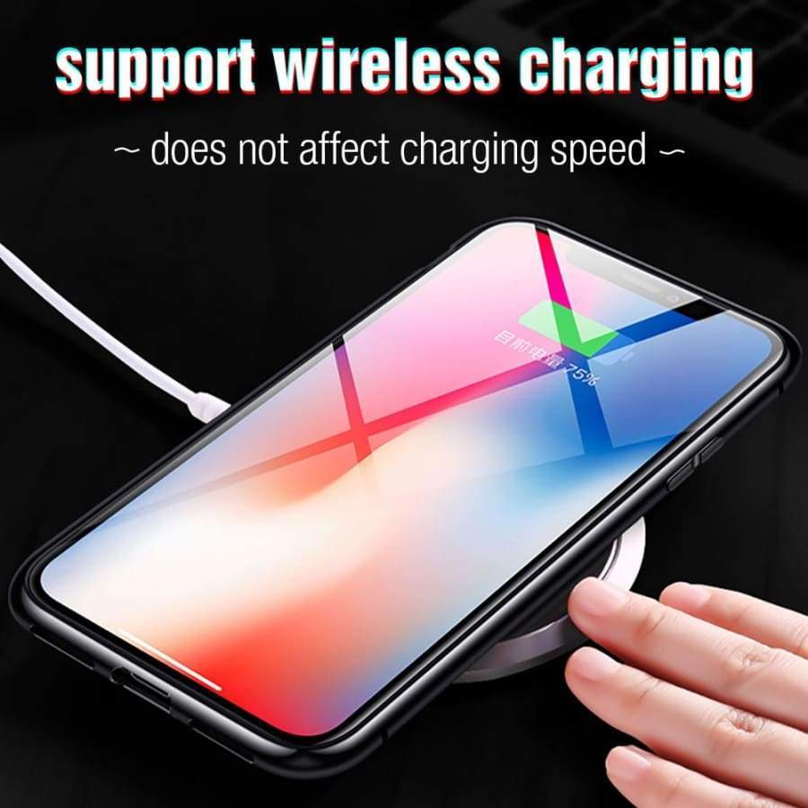 Coque à Adsorption Magnétique Super Résistante Pour iPhone XS XS Max & XR