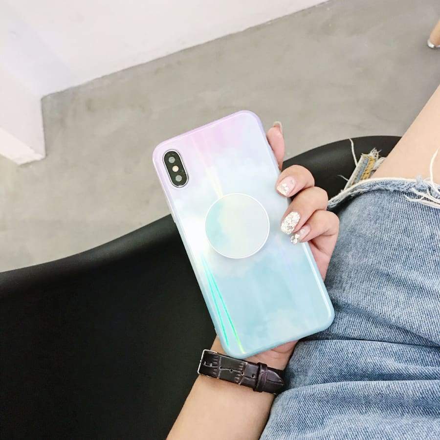 Coque antichoc avec une Bague Support pour iPhone - iphone 6 6s / Vert