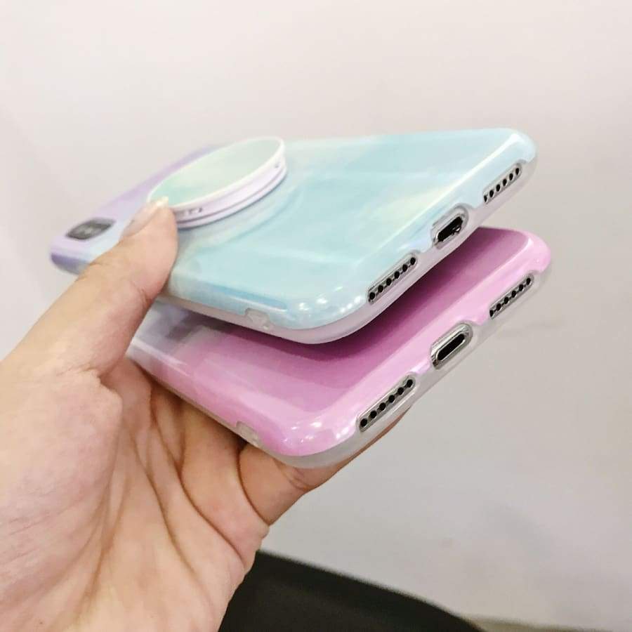 Coque antichoc avec une Bague Support pour iPhone