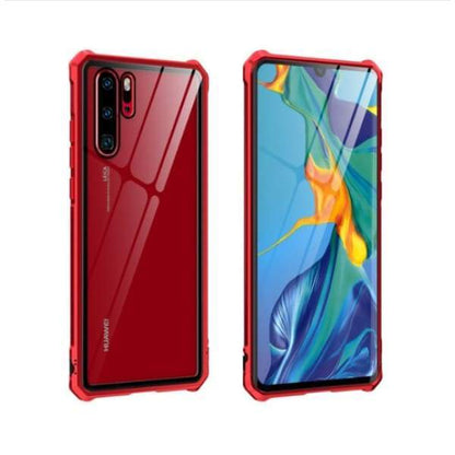 Coque Antichoc magnetique en verre trempé 9H très haute protection Pour Huawei