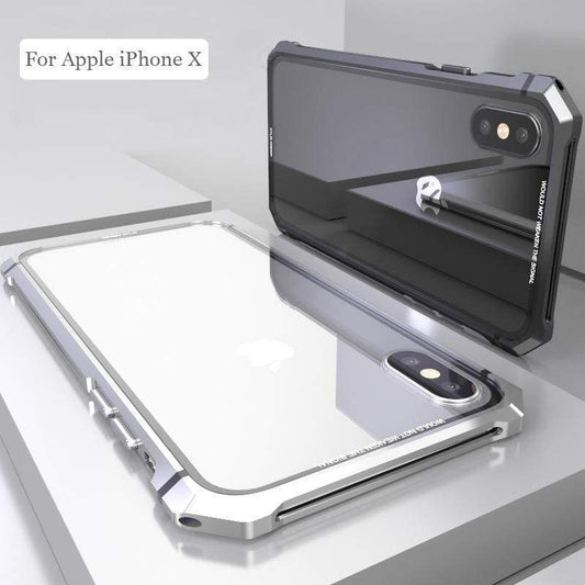 Coque Antichoc en verre trempé 9H très haute protection Pour iPhone