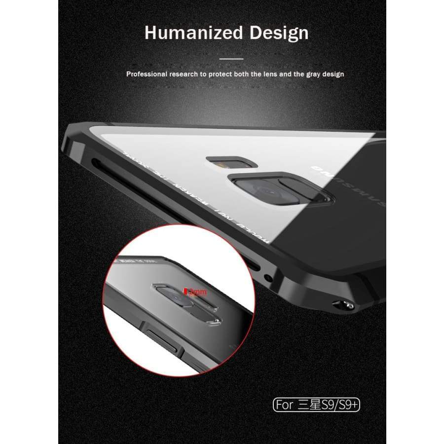 Coque Antichoc en verre trempé 9H très haute protection Pour Samsung S9/S9+ - Samsung Cases