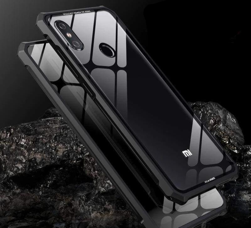 Coque Antichoc en verre trempé 9H très haute protection pour Xiaomi 8