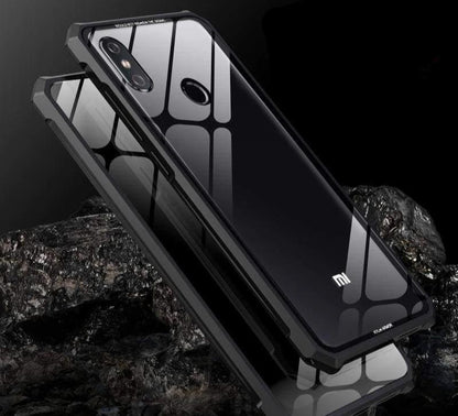 Coque Antichoc en verre trempé 9H très haute protection pour Xiaomi 8