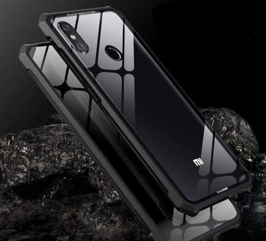 Coque Antichoc en verre trempé 9H très haute protection pour Xiaomi 8