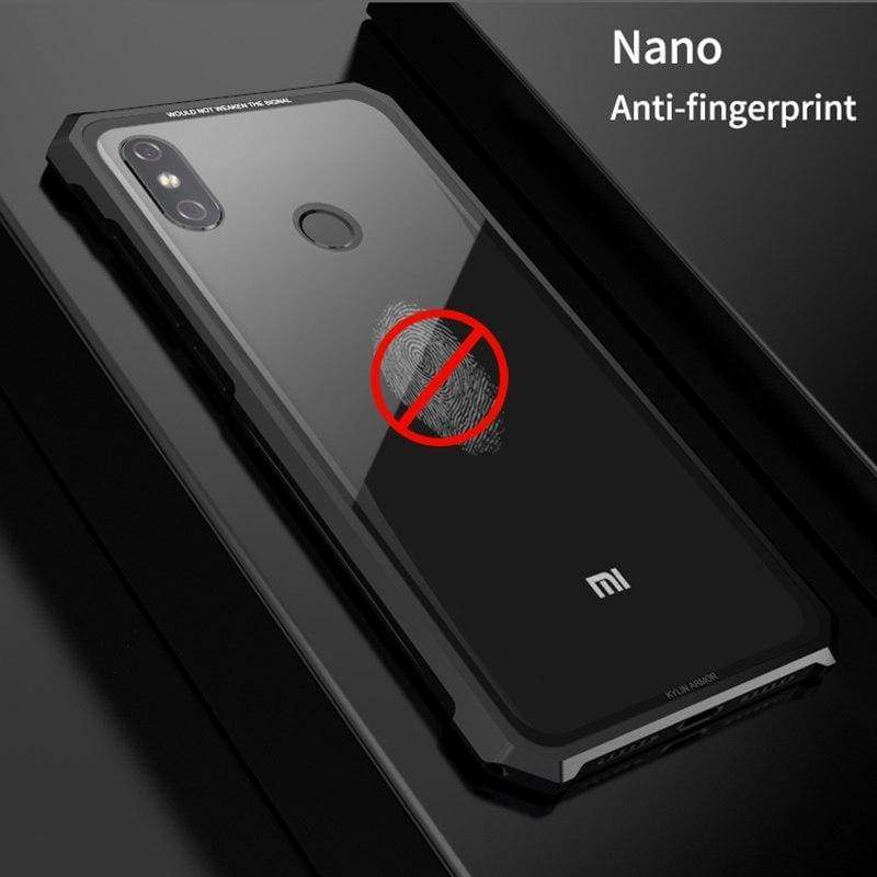 Coque Antichoc en verre trempé 9H très haute protection pour Xiaomi 8