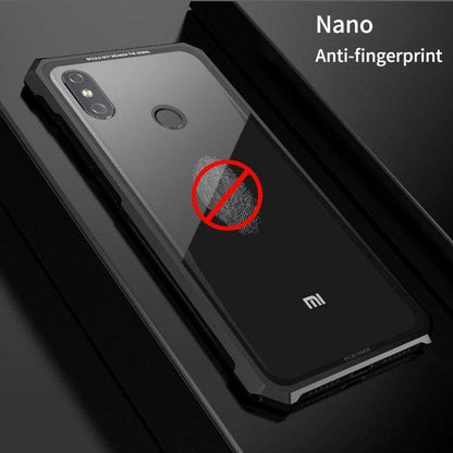 Coque Antichoc en verre trempé 9H très haute protection pour Xiaomi 8