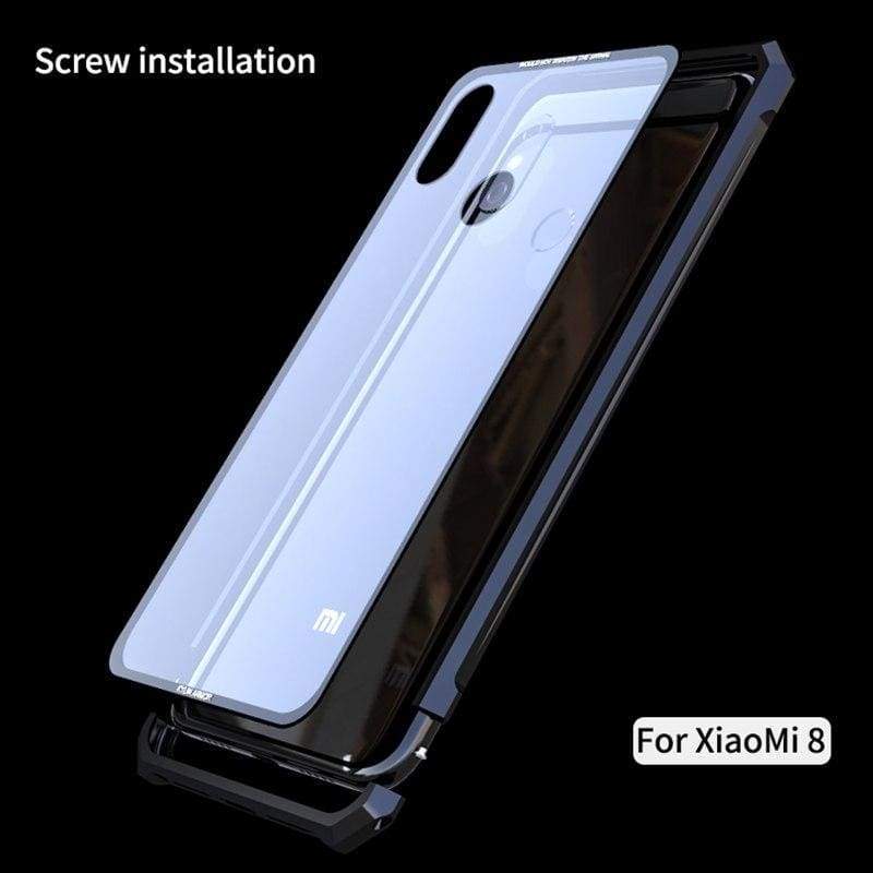 Coque Antichoc en verre trempé 9H très haute protection pour Xiaomi 8