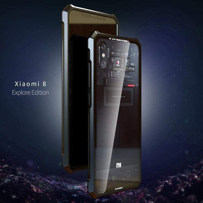 Coque Antichoc en verre trempé 9H très haute protection pour Xiaomi 8