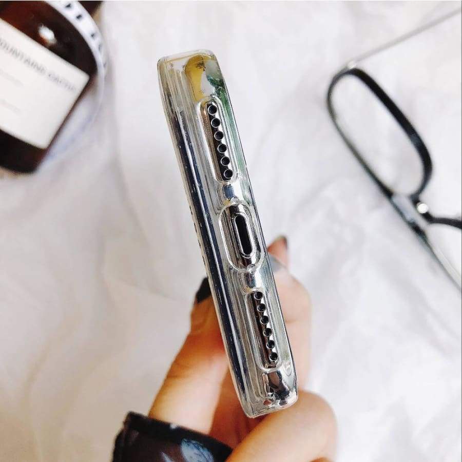 Coque avec liquide Café très drôle Pour Samsung et iPhone - Équipée Cas