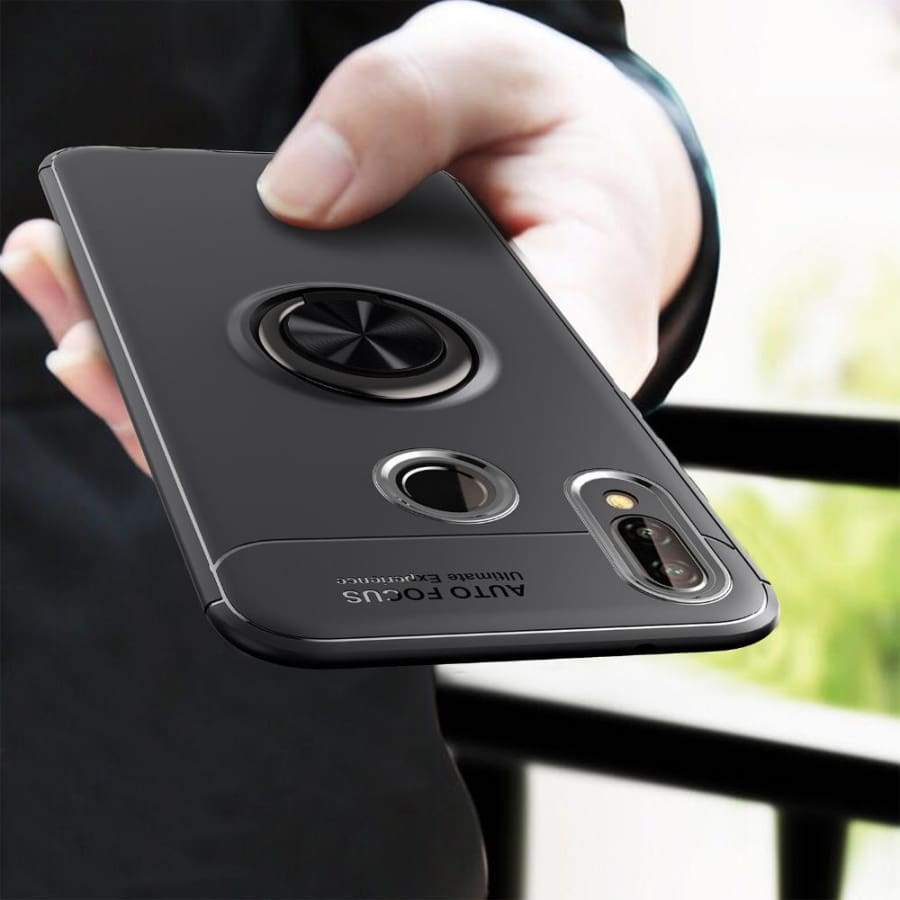 Coque avec Support Bague Magnétique pour Huawei - Fitted Cases