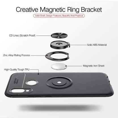 Coque avec Support Bague Magnétique pour Huawei - Fitted Cases