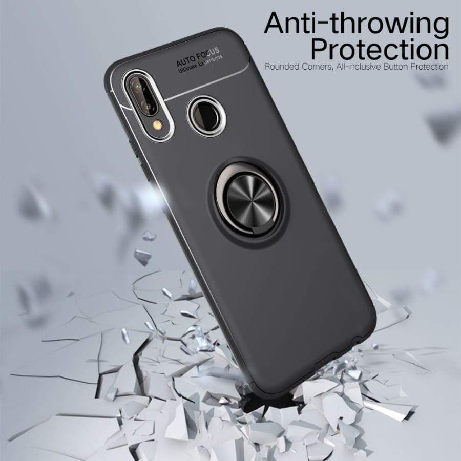 Coque avec Support Bague Magnétique pour Huawei - Fitted Cases