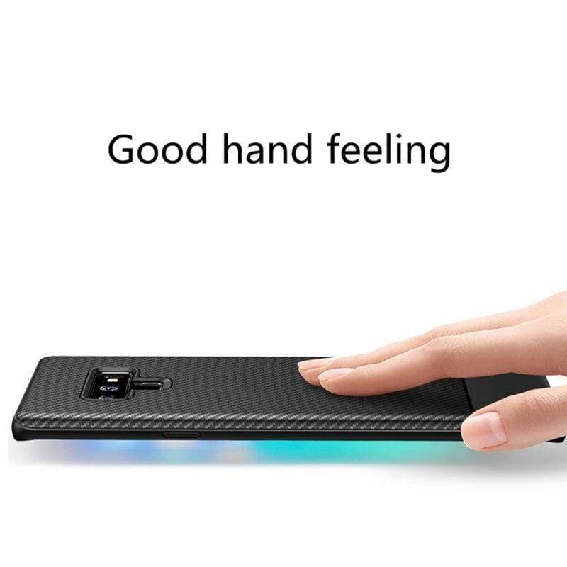Coque de Fibre de Carbone avec Technologie Absorption des Chocs Pour Samsung