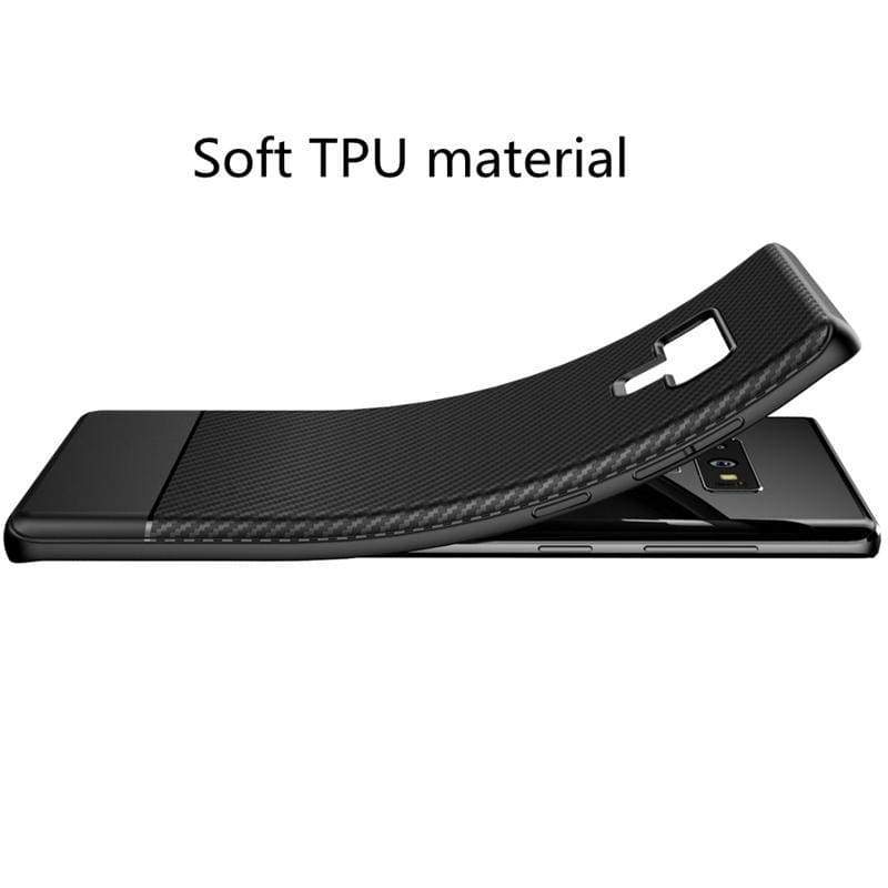 Coque de Fibre de Carbone avec Technologie Absorption des Chocs Pour Samsung