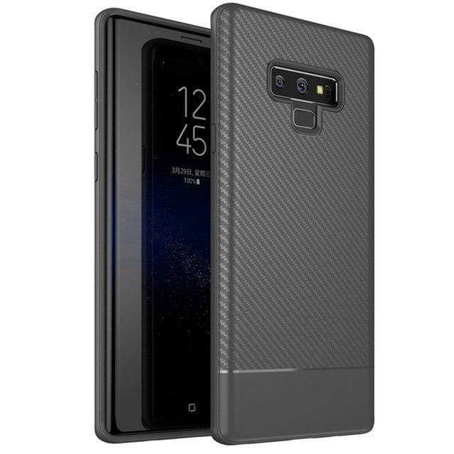 Coque de Fibre de Carbone avec Technologie Absorption des Chocs Pour Samsung