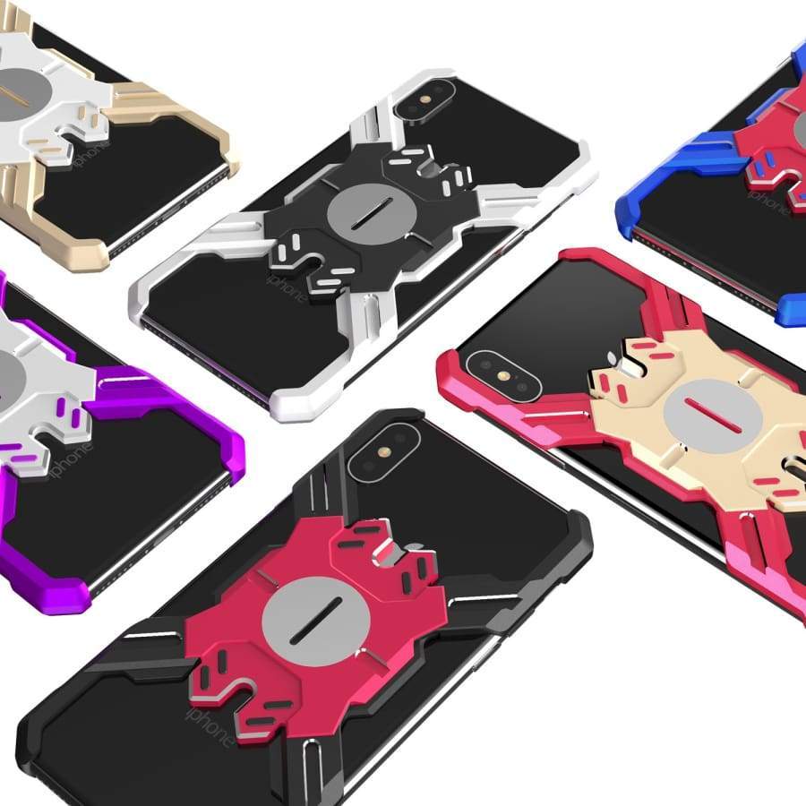 Coque des Héros Protection Antichoc En Métal pour iPhone