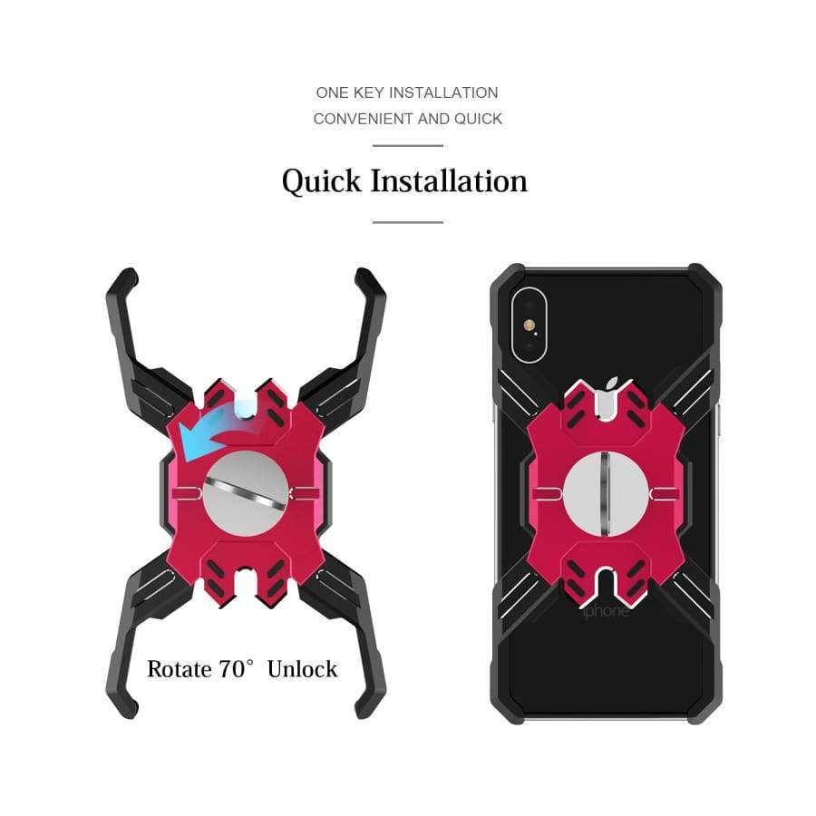 Coque des Héros Protection Antichoc En Métal pour iPhone