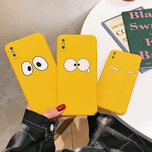 Coque en plastique rigide avec Emoticones pour iPhone