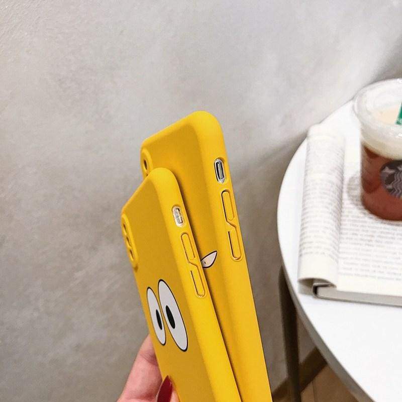 Coque en plastique rigide avec Emoticones pour iPhone