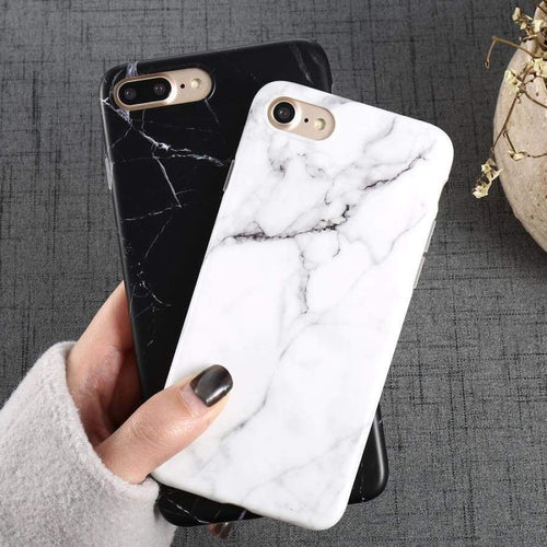 Coque Haute Protection Avec Motif Marbre Pour iPhone - iPhone Cases