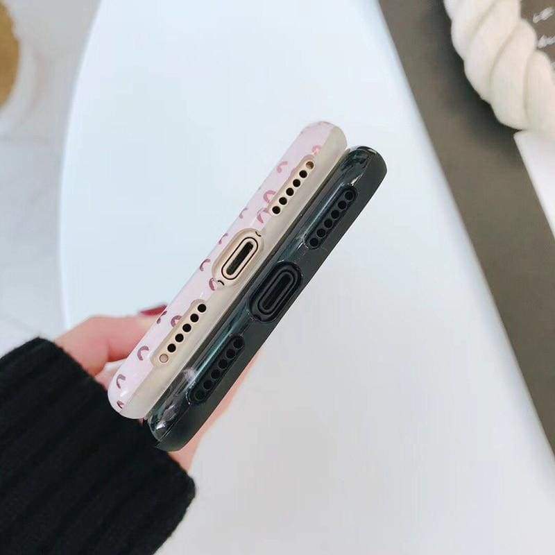 Coque Haute Protection Avec Motif Marbre Pour iPhone - iPhone Cases