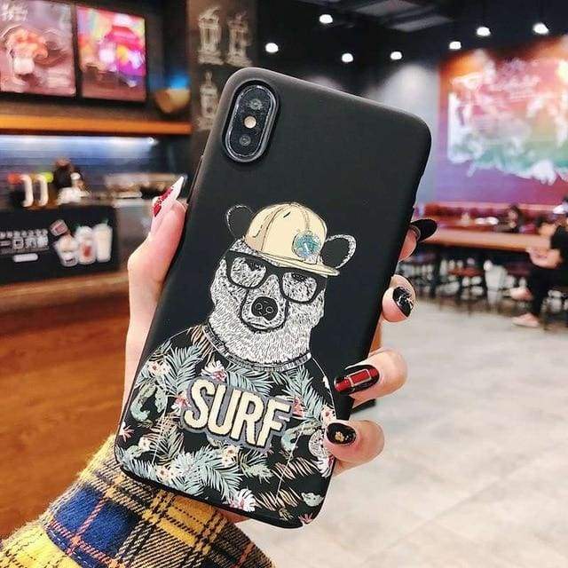 Coque Lumineuse en plastique rigide pour iPhone - iPhone XS Max / Modèle 05 - iPhone Cases