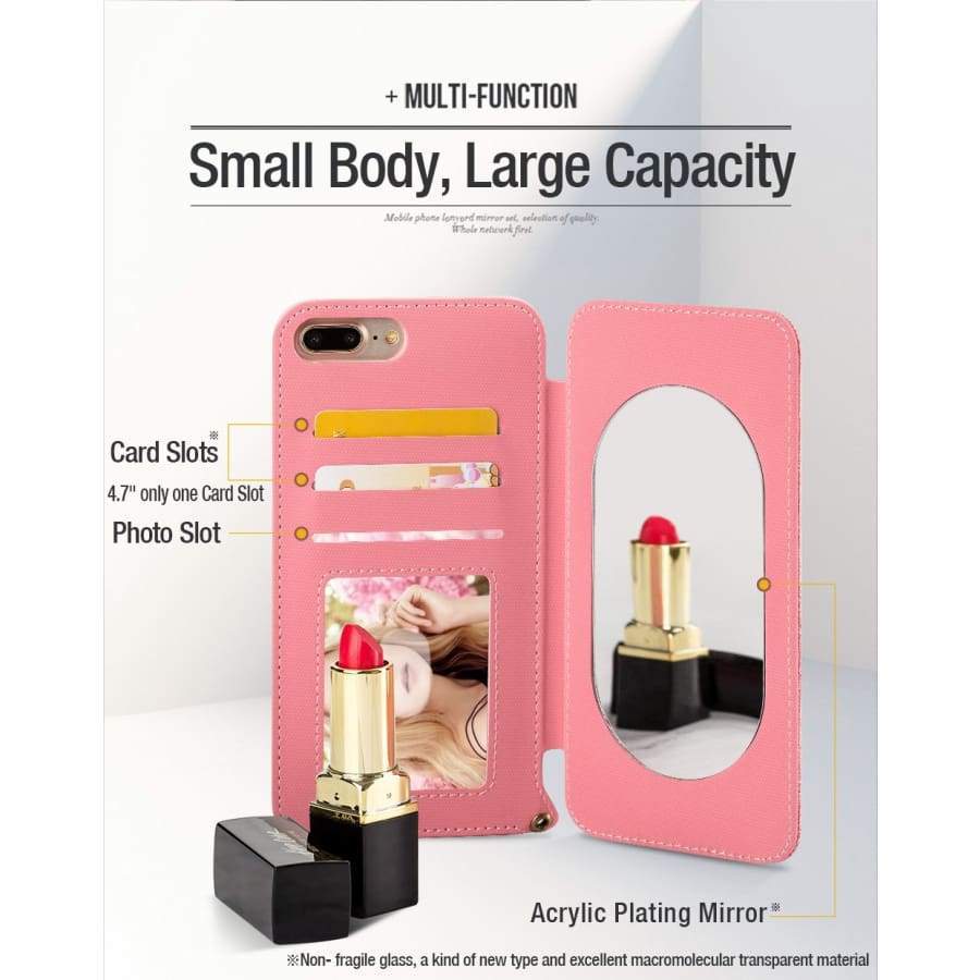 Coque Miroir portefeuille pour votre iPhone